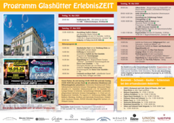 Flyer Glashütter ErlebnisZEIT 16. 18.05.2025 INNEN