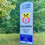 Stele Stadt Glashütte - zur Detailansicht wechseln