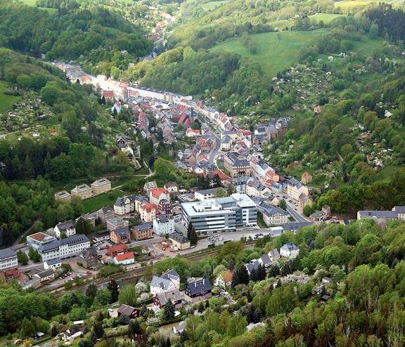 Luftansicht Glashütte 2007
