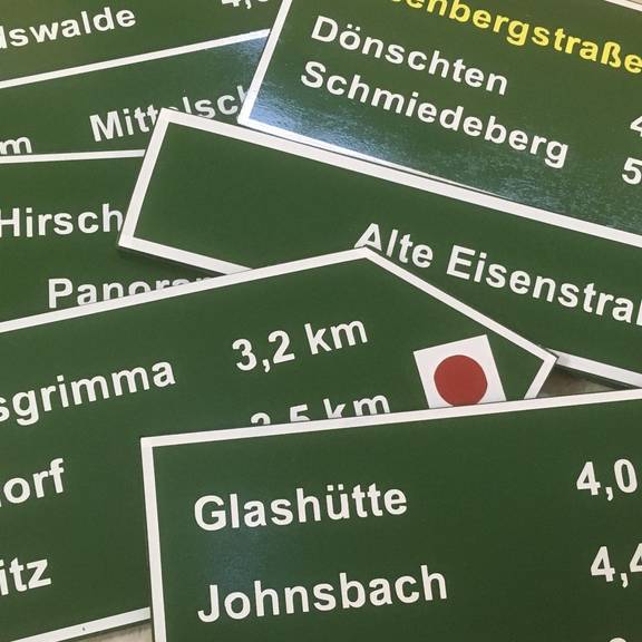 Wanderwegeschilder Wanderwegeschilder